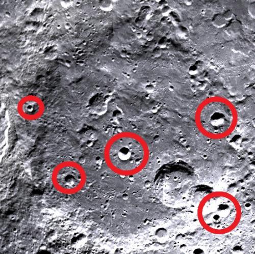 Что является причиной образования кратеров на луне. Путь Луны след. Следы раскола на Луне.