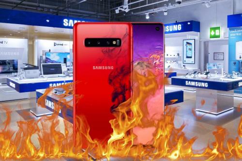 Огненный Samsung: Galaxy S10 нагревается до «состояния взрыва»