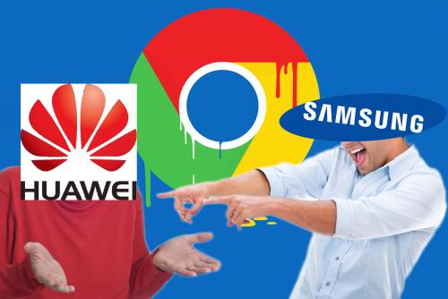 Оконфузился по полной: Samsung «троллит» Huawei за отсутствие Google-сервисов