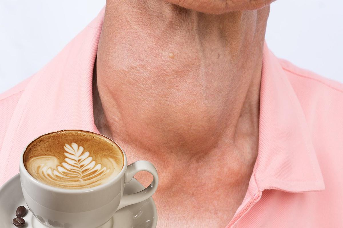 Кофеин для бодрости. Кофе истощает. Щитовидная железа в кружке. Кофе истощает b1.