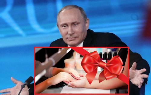 Поз-дра-вля-ем! Россиянки поздравили Путина с днём рождения маникюром