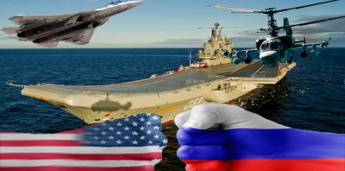 Единственный в России «Адмирал Кузнецов» успешно даст отпор 11 авианосцам флота США